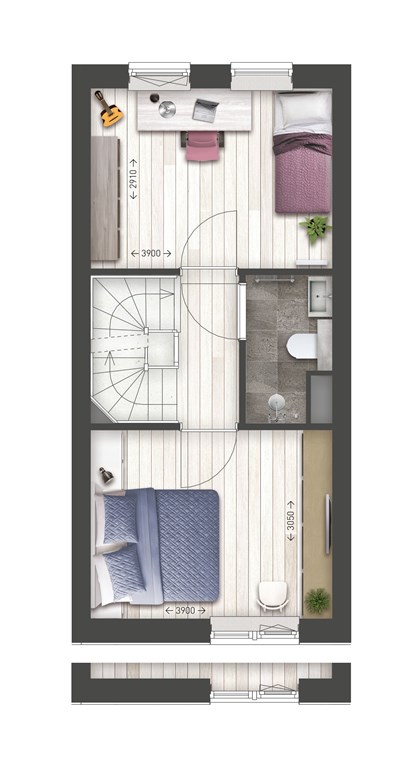 mediumsize floorplan